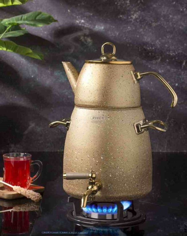 کتری و قوری گرانیتی ریور ظرفیت ۴.۵ لیتر
