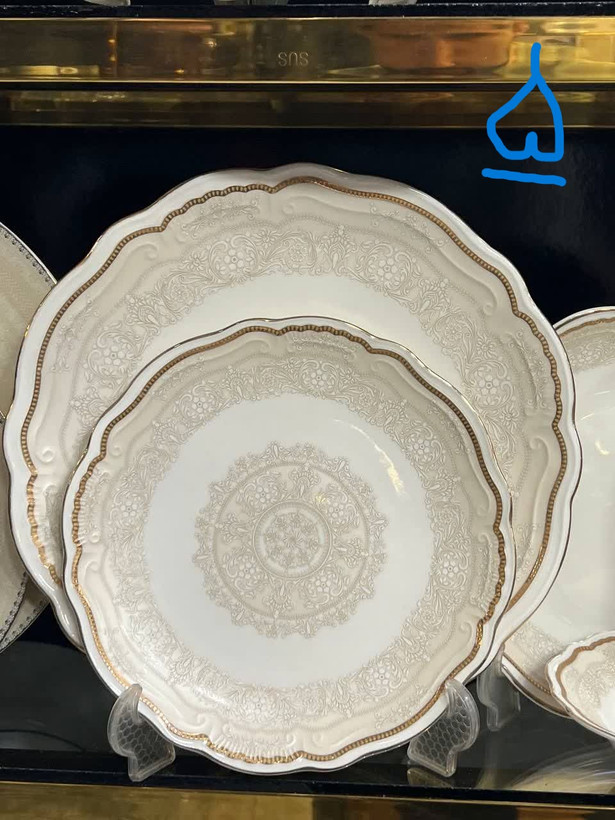 سرویس چینی طوس طرح الیزابت 6نفره 28پارچه
