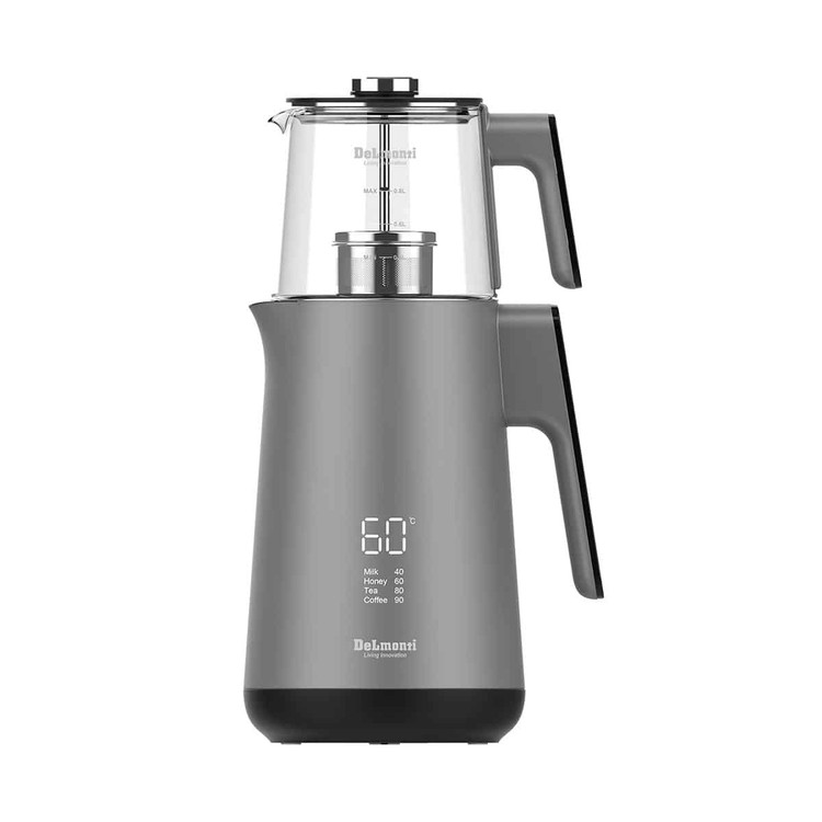 چای ساز دیجیتالی دلمونتی مدل DL410 ظرفیت ۲ لیتر با کتری استیل